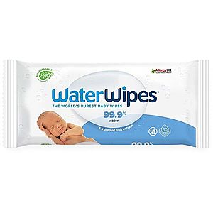 Water Wipes Baby Wipes detské jemné vlhčené obrúsky 60 ks vyobraziť