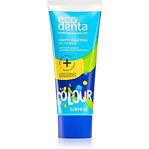 Ecodenta Colour Surprise zubná pasta pre deti proti zubnému kazu 75 ml vyobraziť