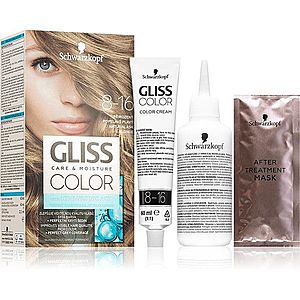 Schwarzkopf Gliss Color permanentná farba na vlasy odtieň 8-16 Natural Ash Blonde vyobraziť