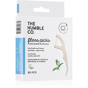 The Humble Co. Floss Picks dentálne špáradlá Mint 50 ks vyobraziť