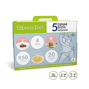 5-dňová proteínová ketónová diéta na chudnutie - Express Diet 20×59 g, 5-dňová proteínová ketónová diéta na chudnutie - Express Diet 20×59 g vyobraziť