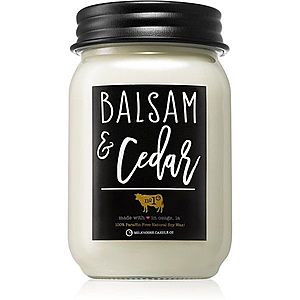 Milkhouse Candle Co. Farmhouse Balsam & Cedar vonná sviečka Mason Jar 368 g vyobraziť
