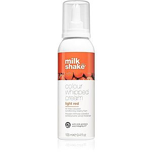 Milk Shake Colour Whipped Cream tónovacia pena pre všetky typy vlasov Light Red 100 ml vyobraziť