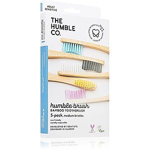 The Humble Co. Brush Adult bambusová zubná kefka medium I. 5 ks vyobraziť