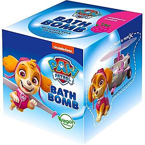 Nickelodeon Paw Patrol Bath Bomb bomba do kúpeľa pre deti Raspberry - Skye 165 g vyobraziť