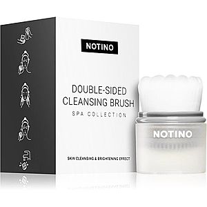 Notino Spa Collection Double-sided cleansing brush čistiaca kefka na pleť Grey vyobraziť