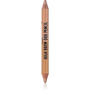 Benefit High Brow Duo Pencil rozjasňujúca ceruzka pod obočie odtieň Medium 2x1, 4 g vyobraziť