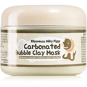 Elizavecca Milky Piggy Carbonated Bubble Clay Mask hĺbkovo čistiaca pleťová maska pre problematickú pleť, akné 100 g vyobraziť