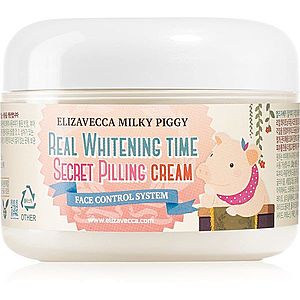 Elizavecca Milky Piggy Real Whitening Time Secret Pilling Cream hydratačný zjemňujúci krém s peelingovým efektom 100 ml vyobraziť