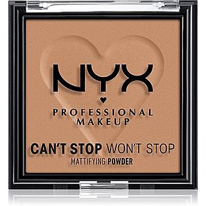 NYX Professional Makeup Can't Stop Won't Stop Mattifying Powder zmatňujúci púder odtieň 07 Caramel 6 g vyobraziť
