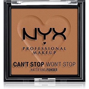 NYX Professional Makeup Can't Stop Won't Stop Mattifying Powder zmatňujúci púder odtieň 08 Mocha 6 g vyobraziť
