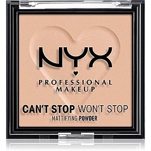 NYX Professional Makeup Can't Stop Won't Stop Mattifying Powder zmatňujúci púder odtieň 04 Meduim 6 g vyobraziť