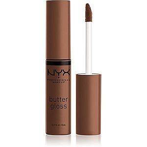 NYX Professional Makeup Butter Gloss lesk na pery odtieň 49 Fudge Me 8 ml vyobraziť