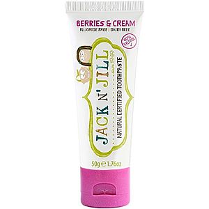 Jack N’ Jill Toothpaste prírodná zubná pasta pre deti príchuť Berries & Cream 50 g vyobraziť