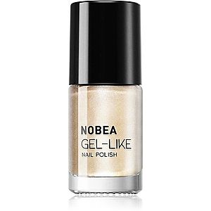 NOBEA Metal Gel-like Nail Polish lak na nechty s gélovým efektom odtieň frosting #N16 6 ml vyobraziť