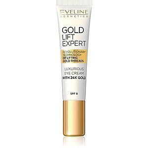 Eveline Cosmetics Gold Lift Expert luxusný krém na oči a viečka s 24karátovým zlatom (SPF 8) 15 ml vyobraziť