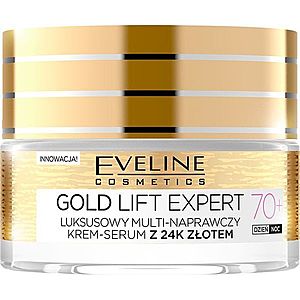 Eveline Cosmetics Gold Lift Expert spevňujúci krém so zlatom 70+ 50 ml vyobraziť