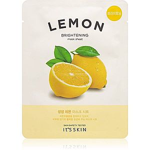 It´s Skin The Fresh Mask Lemon rozjasňujúca plátienková maska 18 g vyobraziť
