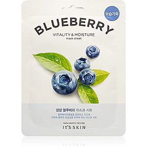 It´s Skin The Fresh Mask Blueberry hydratačná plátienková maska s revitalizačným účinkom 21 g vyobraziť