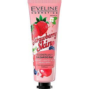 Eveline Cosmetics Strawberry Skin ošetrujúci balzam na ruky s vôňou jahôd 50 ml vyobraziť