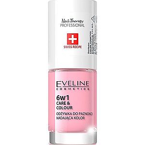 Eveline Cosmetics Nail Therapy Care & Colour kondicionér na nechty 6 v 1 odtieň Rose 5 ml vyobraziť