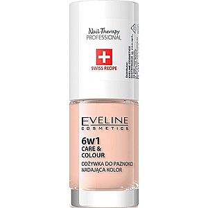 Eveline Cosmetics Nail Therapy Care & Colour kondicionér na nechty 6 v 1 odtieň Nude 5 ml vyobraziť