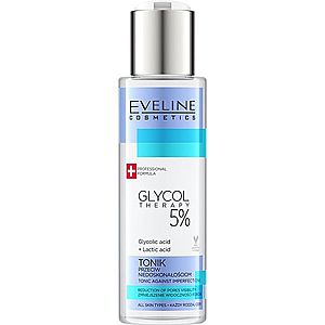 Eveline Cosmetics Glycol Therapy čistiace tonikum proti nedokonalostiam pleti 110 ml vyobraziť