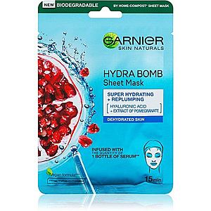 Garnier Skin Naturals Moisture+Aqua Bomb hydratačná plátienková maska s kyselinou hyalurónovou 1 ks vyobraziť