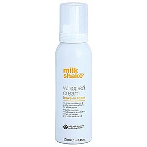 Milk Shake Whipped Cream vyživujúca ochranná pena pre všetky typy vlasov mix farieb 100 ml vyobraziť