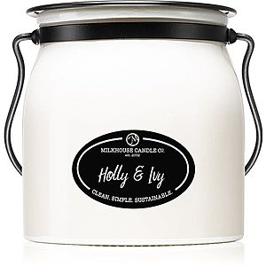 Milkhouse Candle Co. Creamery Holly & Ivy vonná sviečka Butter Jar 454 g vyobraziť