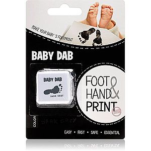 Baby Dab Foot & Hand Print Grey farba na detské odtlačky 1 ks vyobraziť