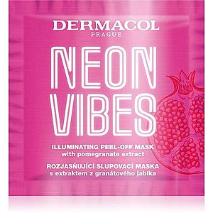 Dermacol Neon Vibes osviežujúca zlupovacia maska pre okamžité rozjasnenie 8 ml vyobraziť