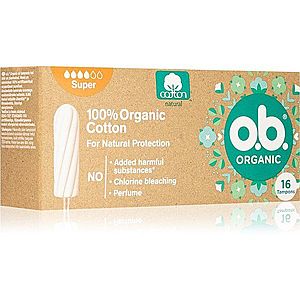 o.b. Organic Super tampóny 16 ks vyobraziť