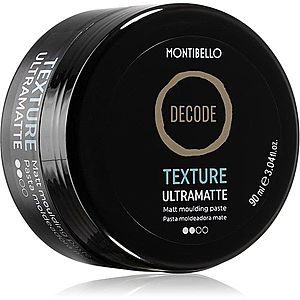 Montibello Decode Texture Ultramatte transparentná stylingová pasta pre stredne silnú fixáciu pre matný vzhľad 90 ml vyobraziť