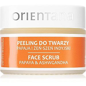 Orientana Papaya & Ashwagandha Face Scrub hydratačná pleťová maska 50 g vyobraziť