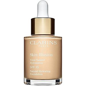 Clarins Skin Illusion Natural Hydrating Foundation rozjasňujúci hydratačný make-up SPF 15 odtieň 101W Linen 30 ml vyobraziť