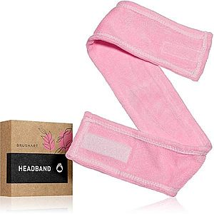 BrushArt Home Salon Headband kozmetická čelenka Pink vyobraziť