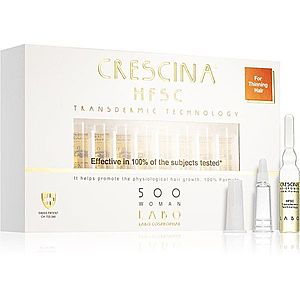 Crescina Transdermic 500 Re-Growth starostlivosť pre podporu rastu vlasov pre ženy 20x3, 5 ml vyobraziť