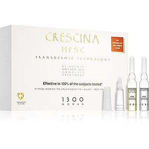 Crescina Transdermic 1300 Re-Growth and Anti-Hair Loss starostlivosť pre podporu rastu a proti vypadávaniu vlasov pre ženy 20x3, 5 ml vyobraziť