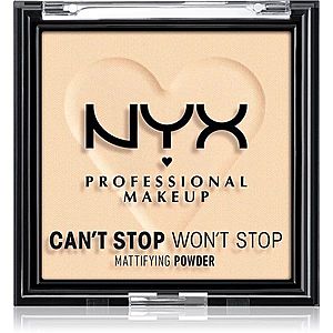 NYX Professional Makeup Can't Stop Won't Stop Mattifying Powder zmatňujúci púder odtieň 01 Fair 6 g vyobraziť
