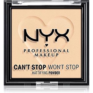 NYX Professional Makeup Can't Stop Won't Stop Mattifying Powder zmatňujúci púder odtieň 02 Light 6 g vyobraziť