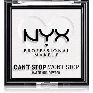 NYX Professional Makeup Can't Stop Won't Stop Mattifying Powder zmatňujúci púder odtieň 11 Bright Translucent 6 g vyobraziť