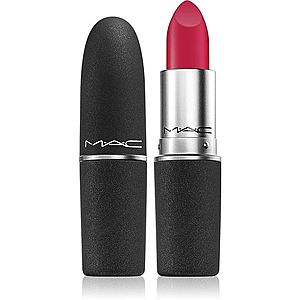 MAC Cosmetics Powder Kiss Lipstick matný rúž odtieň Shocking Revelation 3 g vyobraziť