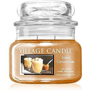 Village Candle Salted Caramel Latte vonná sviečka (Glass Lid) 262 g vyobraziť