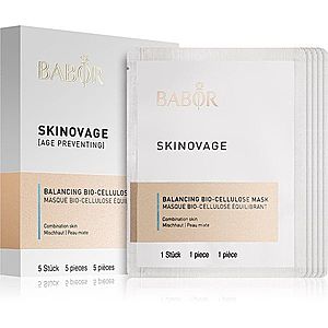 BABOR Skinovage Balancing Bio-Cellulose Mask sada plátenných masiek 5 ks vyobraziť