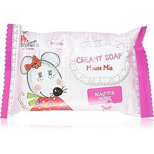 Pink Elephant Girls krémové mydlo pre deti Mouse Mia 90 g vyobraziť