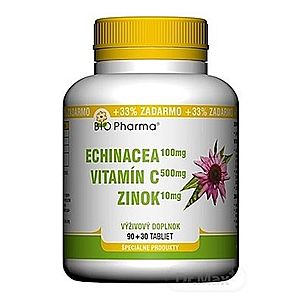 Bio Pharma echinacea, vitamín c, zinok vyobraziť