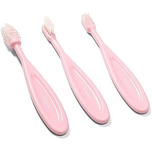 BabyOno Toothbrush zubná kefka pre deti Pink 3 ks vyobraziť