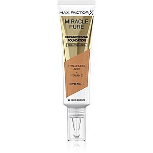Max Factor Miracle Pure Skin dlhotrvajúci make-up SPF 30 odtieň 82 Deep Bronze 30 ml vyobraziť
