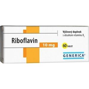 Generica Riboflavin 10 mg vyobraziť